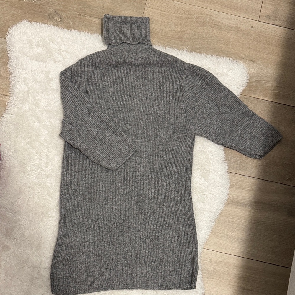 Zara Charcoal Turtleneck Sweater